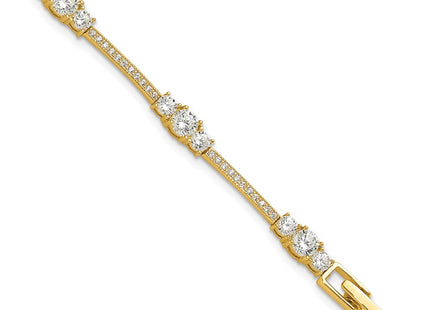 Sterling Silver Bracelets Style QG6435GP - Classique Jewelry Inc.
