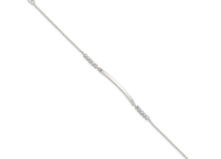 Sterling Silver Bracelets Style QG6436 - Classique Jewelry Inc.