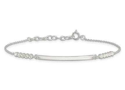 Sterling Silver Bracelets Style QG6436 - Classique Jewelry Inc.