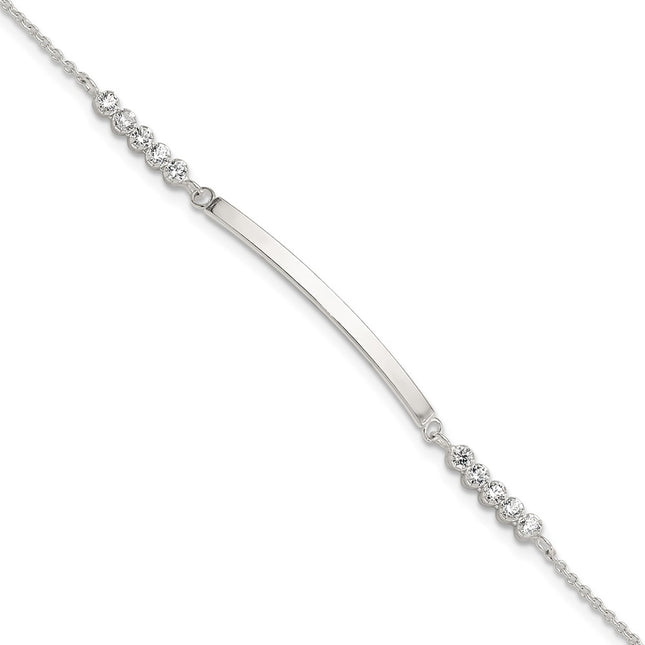 Sterling Silver Bracelets Style QG6436 - Classique Jewelry Inc.