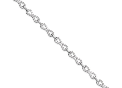Sterling Silver Bracelets Style QG6438 - Classique Jewelry Inc.