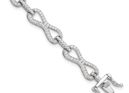 Sterling Silver Bracelets Style QG6438 - Classique Jewelry Inc.