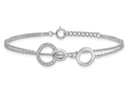 Sterling Silver Bracelets Style QG6440 - Classique Jewelry Inc.