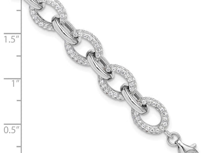 Sterling Silver Bracelets Style QG6442 - Classique Jewelry Inc.