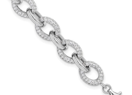 Sterling Silver Bracelets Style QG6442 - Classique Jewelry Inc.