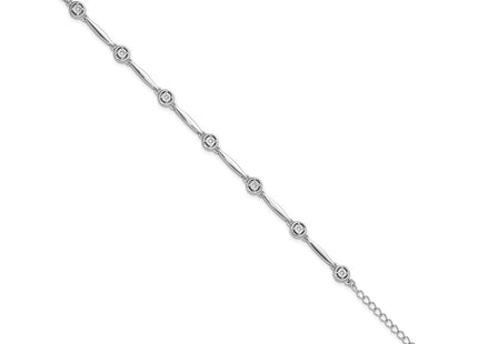 Sterling Silver Bracelets Style QG6443 - Classique Jewelry Inc.