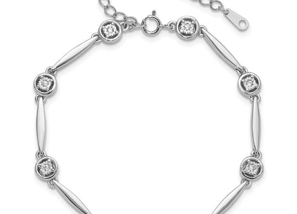 Sterling Silver Bracelets Style QG6443 - Classique Jewelry Inc.