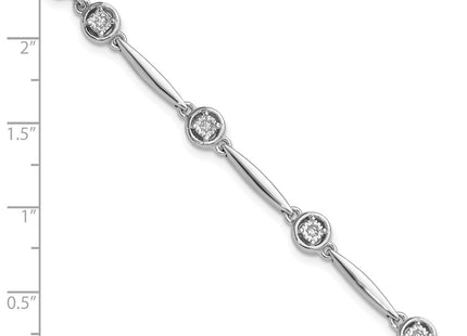 Sterling Silver Bracelets Style QG6443 - Classique Jewelry Inc.