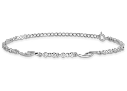 Sterling Silver Bracelets Style QG6444 - Classique Jewelry Inc.