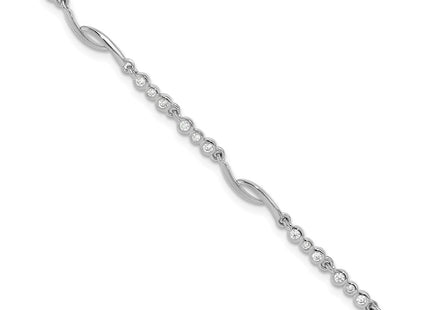 Sterling Silver Bracelets Style QG6444 - Classique Jewelry Inc.