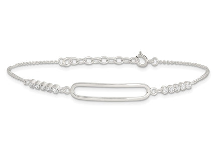 Sterling Silver Bracelets Style QG6445 - Classique Jewelry Inc.