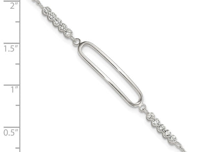Sterling Silver Bracelets Style QG6445 - Classique Jewelry Inc.