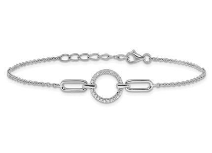 Sterling Silver Bracelets Style QG6446 - Classique Jewelry Inc.