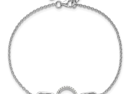 Sterling Silver Bracelets Style QG6446 - Classique Jewelry Inc.