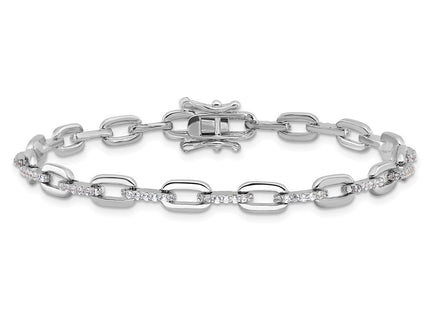Sterling Silver Bracelets Style QG6448 - Classique Jewelry Inc.