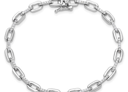 Sterling Silver Bracelets Style QG6448 - Classique Jewelry Inc.