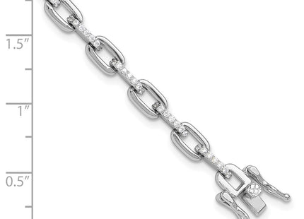 Sterling Silver Bracelets Style QG6448 - Classique Jewelry Inc.