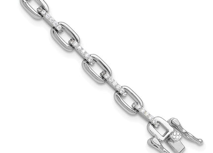Sterling Silver Bracelets Style QG6448 - Classique Jewelry Inc.