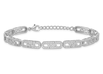 Sterling Silver Bracelets Style QG6449 - Classique Jewelry Inc.