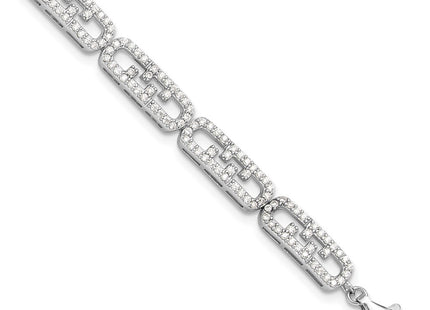 Sterling Silver Bracelets Style QG6449 - Classique Jewelry Inc.