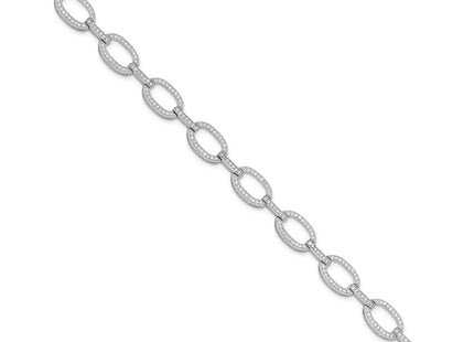 Sterling Silver Bracelets Style QG6450 - Classique Jewelry Inc.