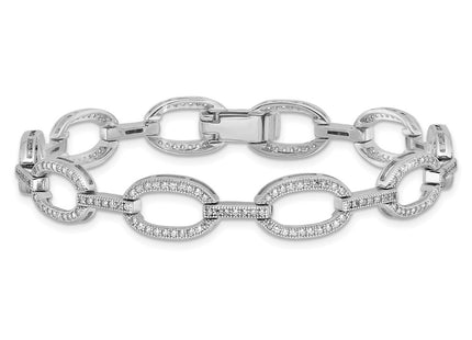 Sterling Silver Bracelets Style QG6450 - Classique Jewelry Inc.