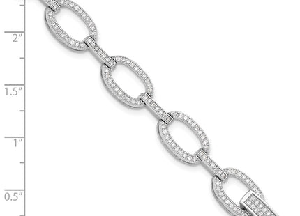 Sterling Silver Bracelets Style QG6450 - Classique Jewelry Inc.