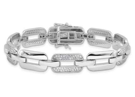Sterling Silver Bracelets Style QG6452 - Classique Jewelry Inc.