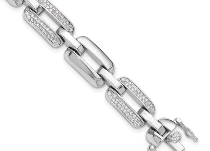 Sterling Silver Bracelets Style QG6452 - Classique Jewelry Inc.