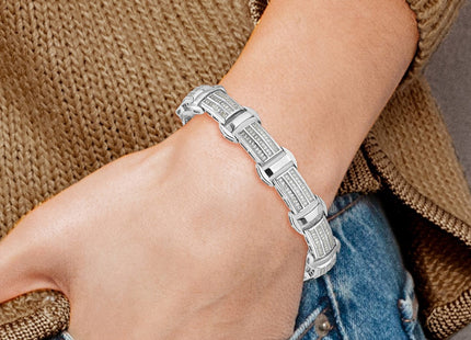 Sterling Silver Bracelets Style QG6453 - Classique Jewelry Inc.