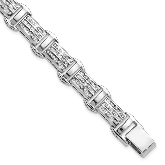 Sterling Silver Bracelets Style QG6453 - Classique Jewelry Inc.