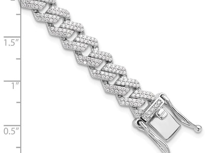 Sterling Silver Bracelets Style QG6454 - Classique Jewelry Inc.