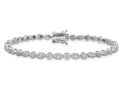 Sterling Silver Bracelets Style QG6456 - Classique Jewelry Inc.