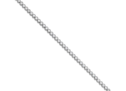 Sterling silver cubic zirconia bracelet, alternate view