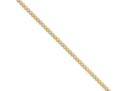 Sterling Silver Bracelets Style QG6457GP - Classique Jewelry Inc.