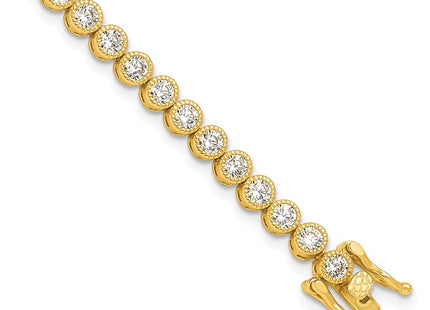 Sterling Silver Bracelets Style QG6457GP - Classique Jewelry Inc.