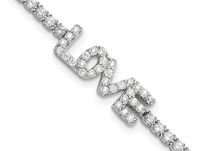 Sterling Silver Bracelets Style QG6459 - Classique Jewelry Inc.