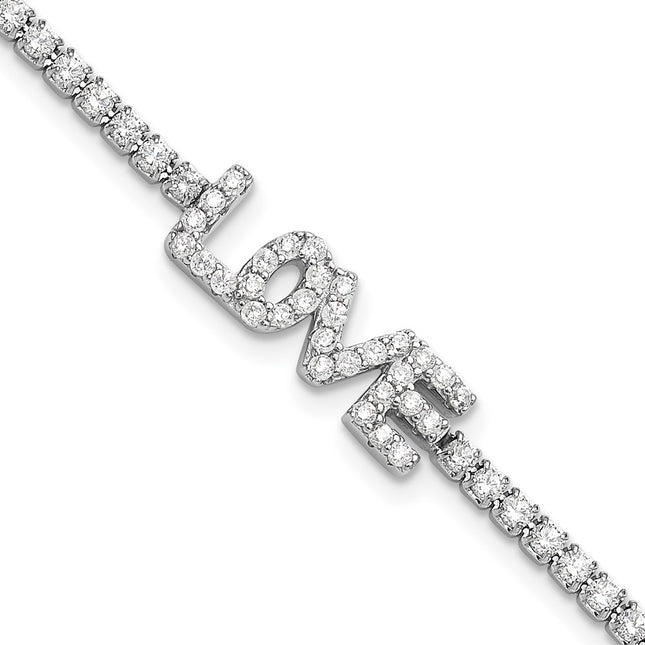 Sterling Silver Bracelets Style QG6459 - Classique Jewelry Inc.