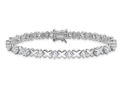 Sterling Silver Bracelets Style QG6460 - Classique Jewelry Inc.