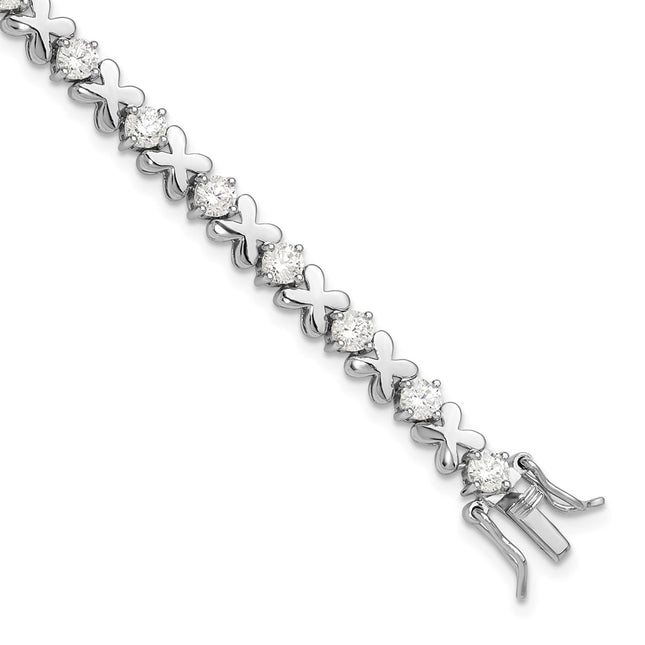 Sterling Silver Bracelets Style QG6460 - Classique Jewelry Inc.
