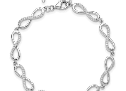 Sterling Silver Bracelets Style QG6461 - Classique Jewelry Inc.