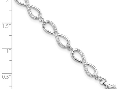 Sterling Silver Bracelets Style QG6461 - Classique Jewelry Inc.