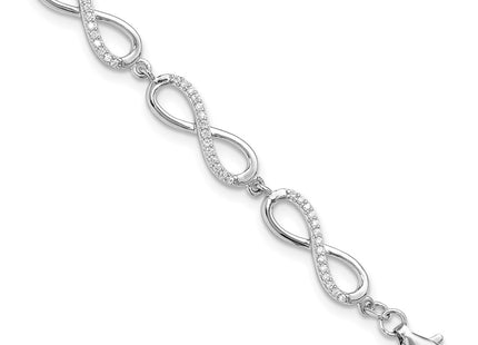 Sterling Silver Bracelets Style QG6461 - Classique Jewelry Inc.