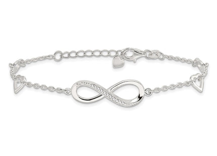 Sterling Silver Bracelets Style QG6462 - Classique Jewelry Inc.