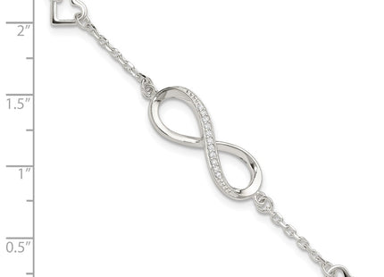 Sterling Silver Bracelets Style QG6462 - Classique Jewelry Inc.