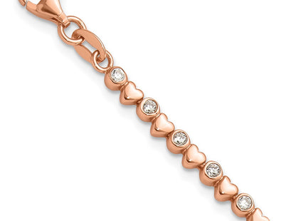 Sterling Silver Bracelets Style QG6464RP - Classique Jewelry Inc.
