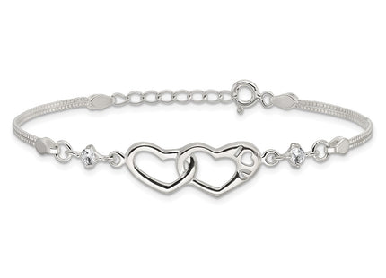Sterling Silver Bracelets Style QG6467 - Classique Jewelry Inc.