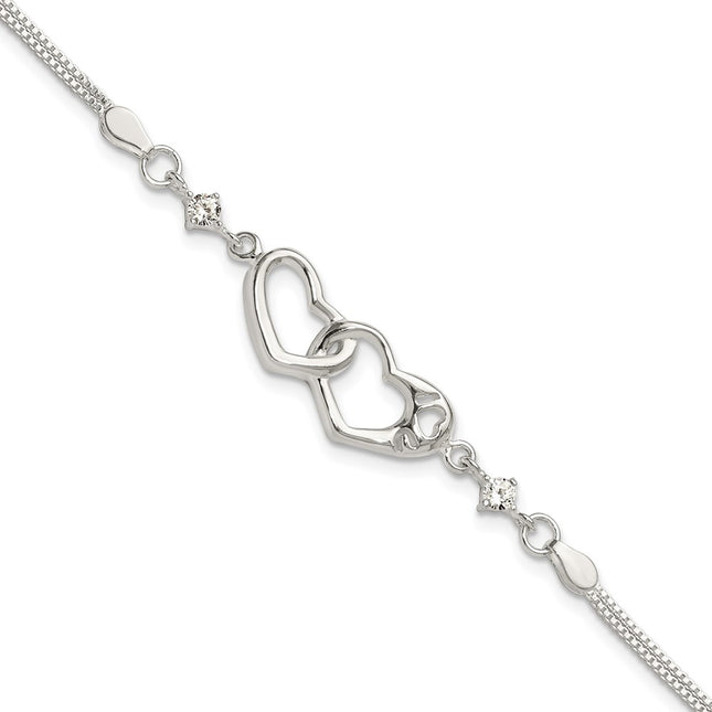 Sterling Silver Bracelets Style QG6467 - Classique Jewelry Inc.