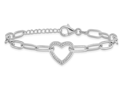 Sterling Silver Bracelets Style QG6468 - Classique Jewelry Inc.