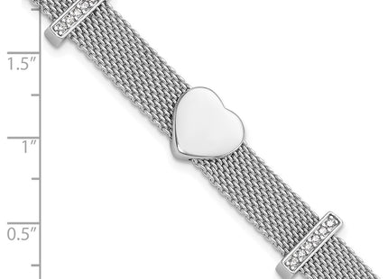 Sterling Silver Bracelets Style QG6469 - Classique Jewelry Inc.